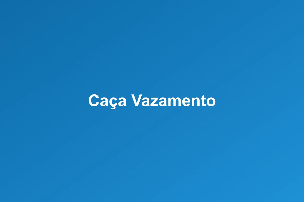 Caça vazamentos em Camaçari – detecção precisa e não invasiva